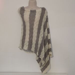 Gray and Cream Women's Shawl from Moth